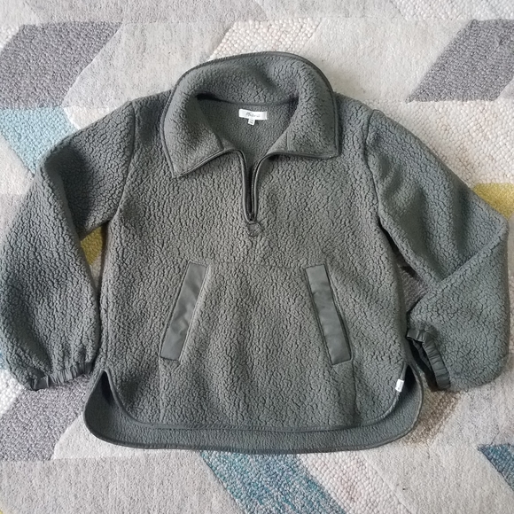 Madewell Tops - Madewell Polartec Fleece Popover Pullover Jacket
